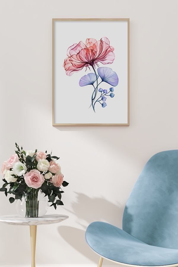Watercolor Flower Art Print