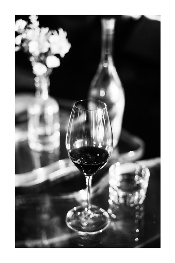 Vintage Wine Close Up Poster