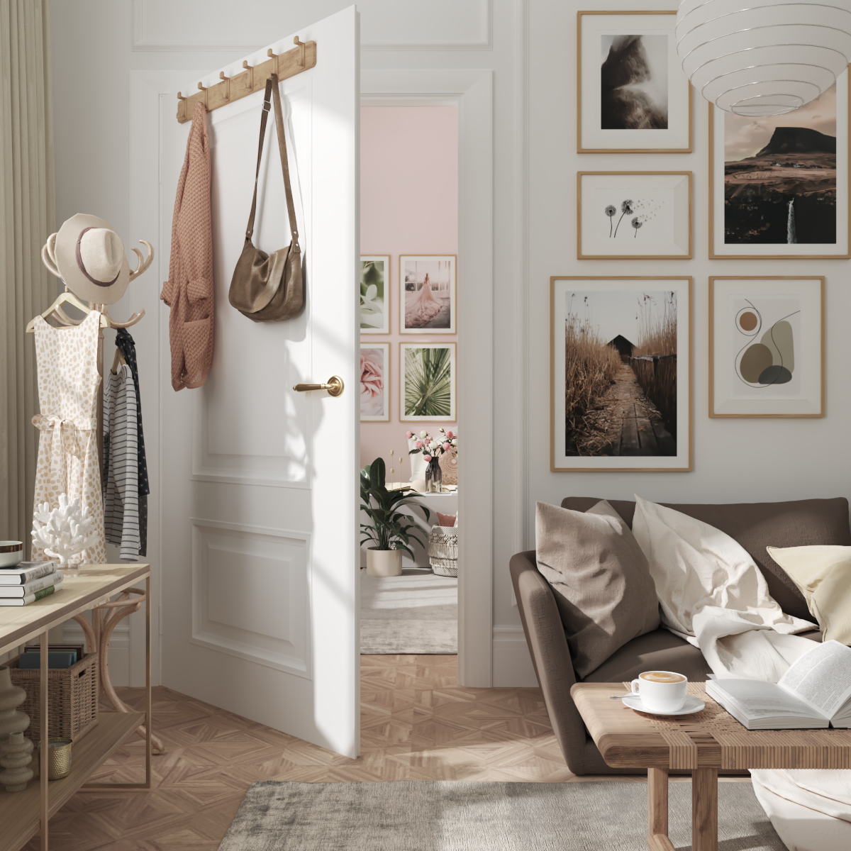 Apartment Living Room Decor Photo Wall Modern Art Print Bedroom Ideas For Teen Girl
