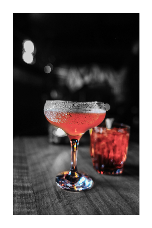Cocktail Close Up Poster