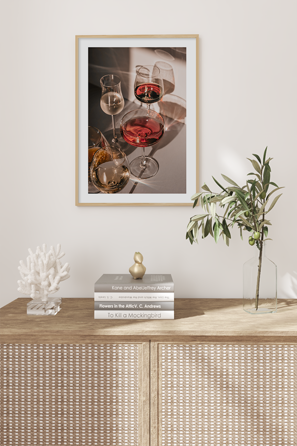 Wine Close Up Poster