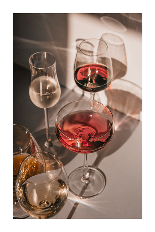 Wine Close Up Poster