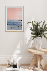 Seagull on the Sea Poster