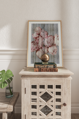 Pink Budding Flower Poster