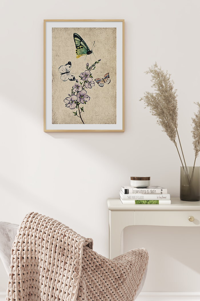 Retro Butterfly Poster No.2