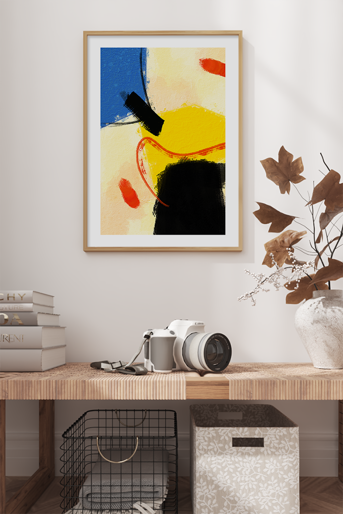 Yellow Acrylic Art Print