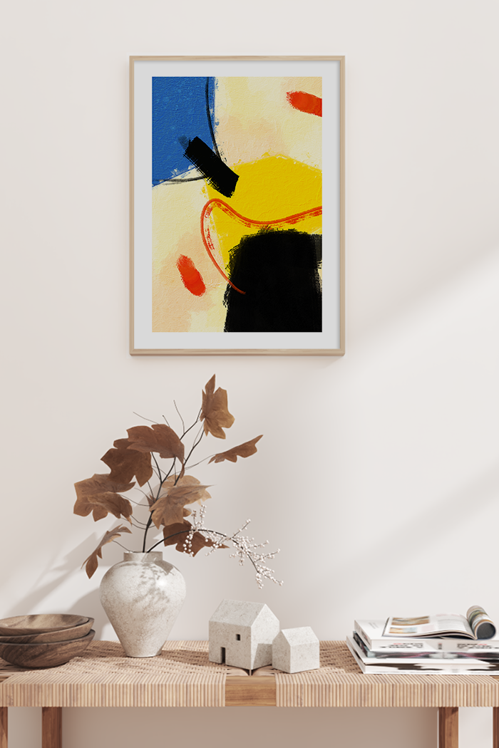 Yellow Acrylic Art Print