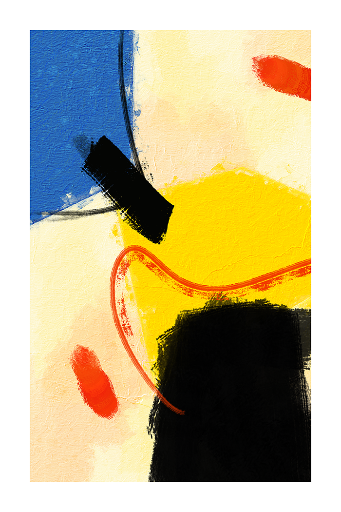 Yellow Acrylic Art Print