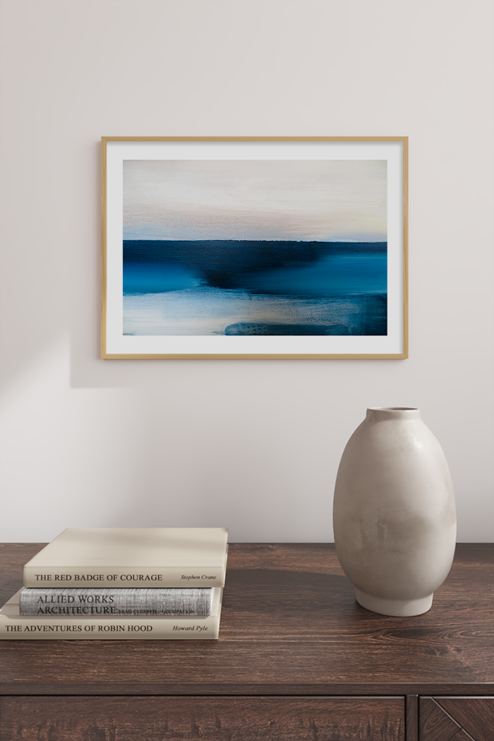 Abstract Ocean Art Print