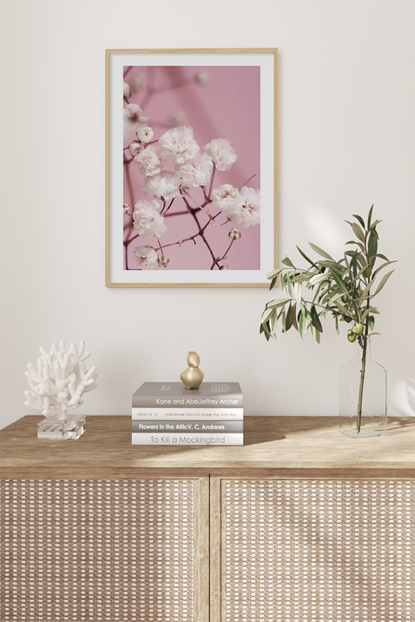 Cute White Flower Poster