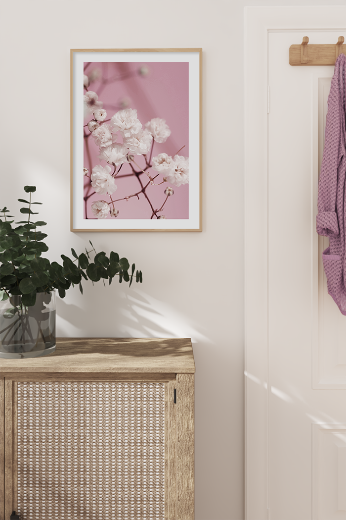 Cute White Flower Poster