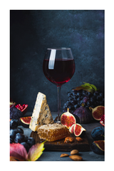 Wine and Fruit Poster