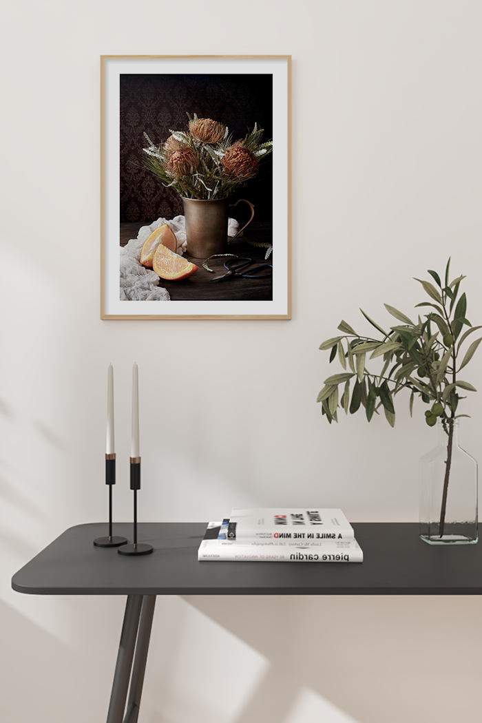 Vintage Flower Arrangement Poster