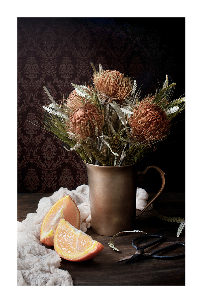 Vintage Flower Arrangement Poster