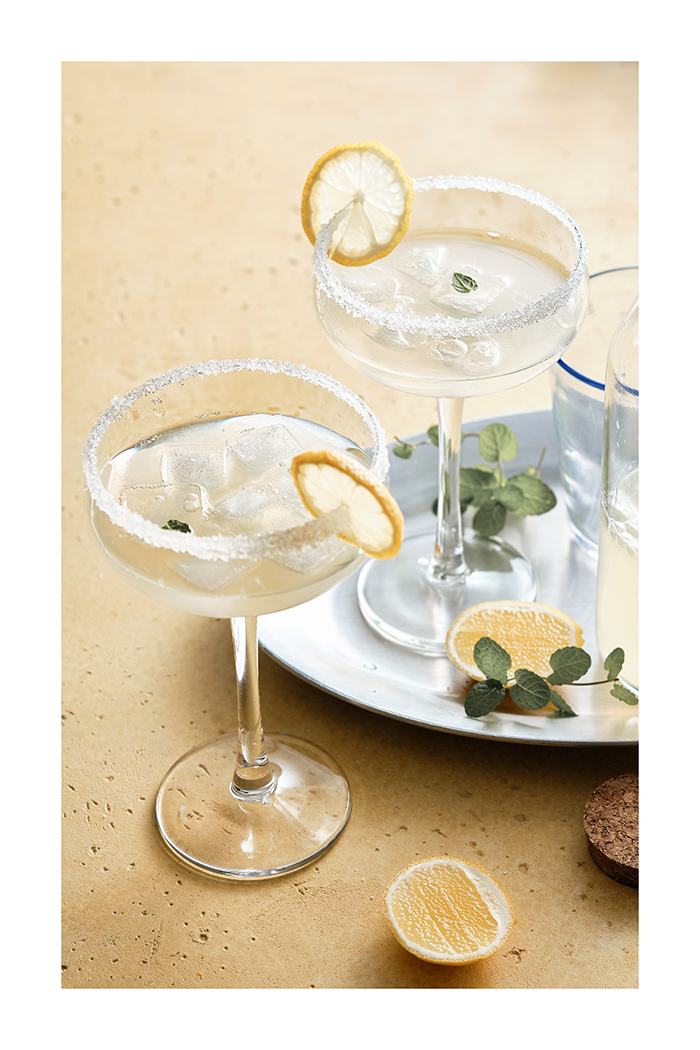 Yellow Cocktail Poster