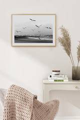 Vintage Flying Seagull Poster