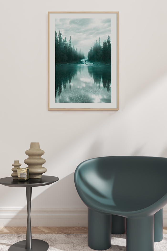 Misty Forest Fairland Poster
