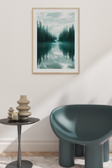 Misty Forest Fairland Poster