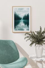 Misty Forest Fairland Poster