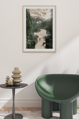 Summer Forest River Poster
