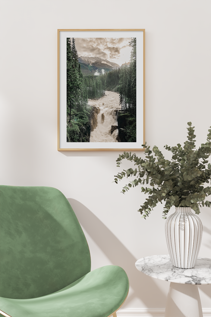 Summer Forest River Poster