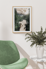 Summer Forest River Poster