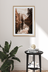 Autumn Pine Forest Poster No.2