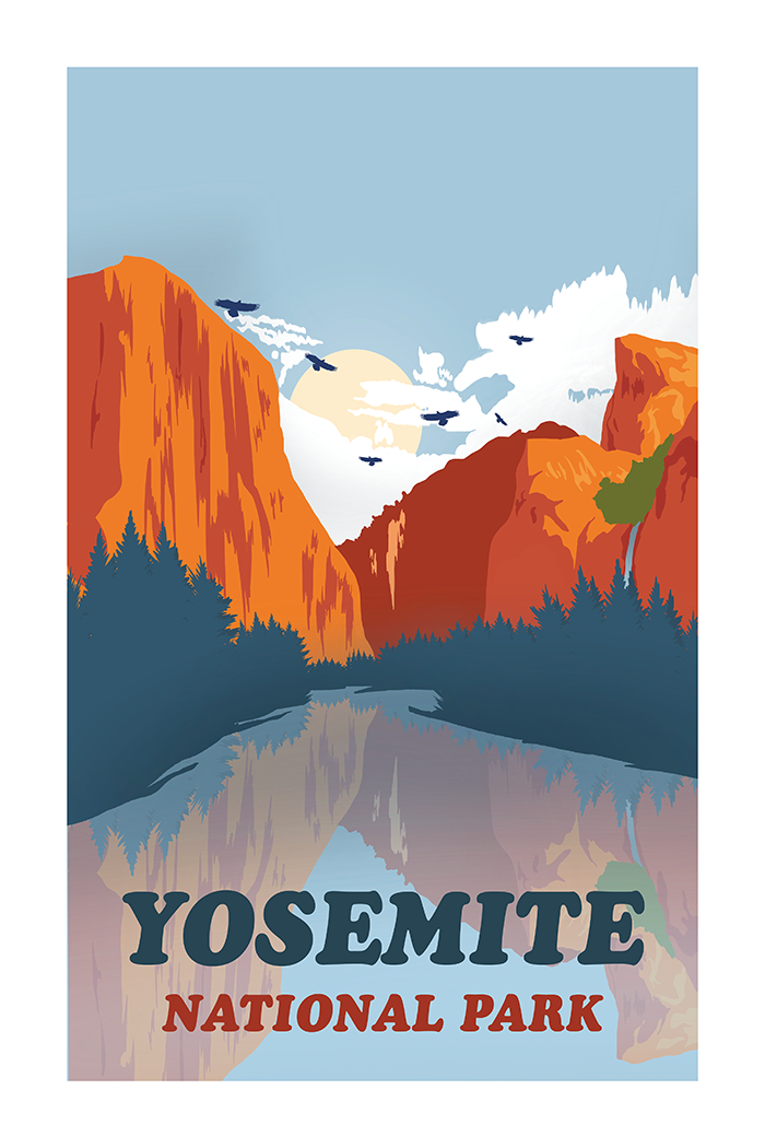 Yosemite National Park Poster