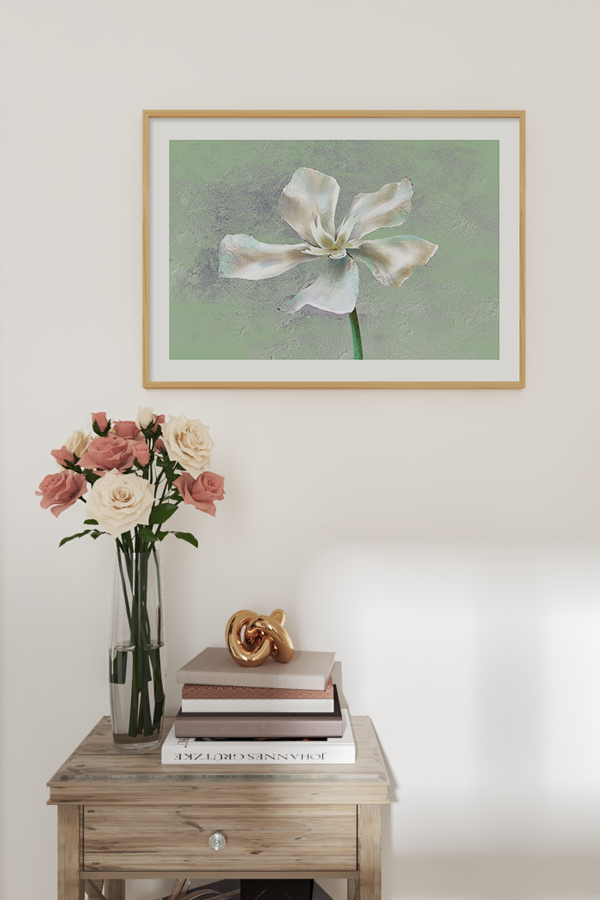 Flower Oil Art Print