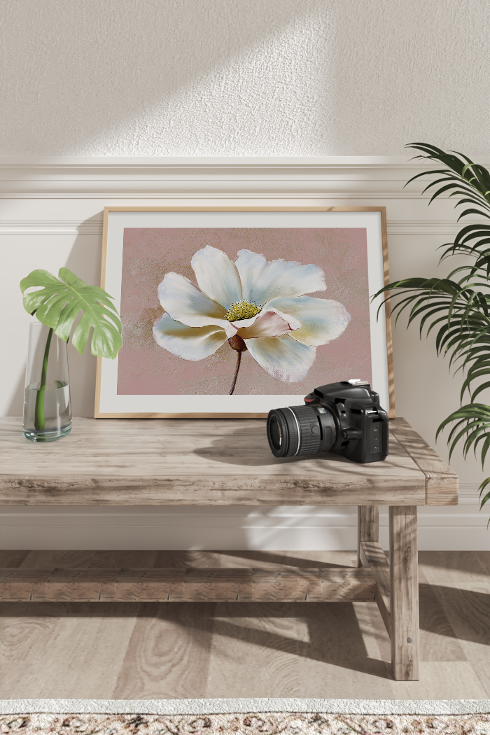 Flower Oil Art Print No.2