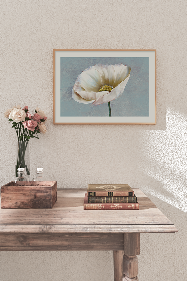 Flower Oil Art Print No.3