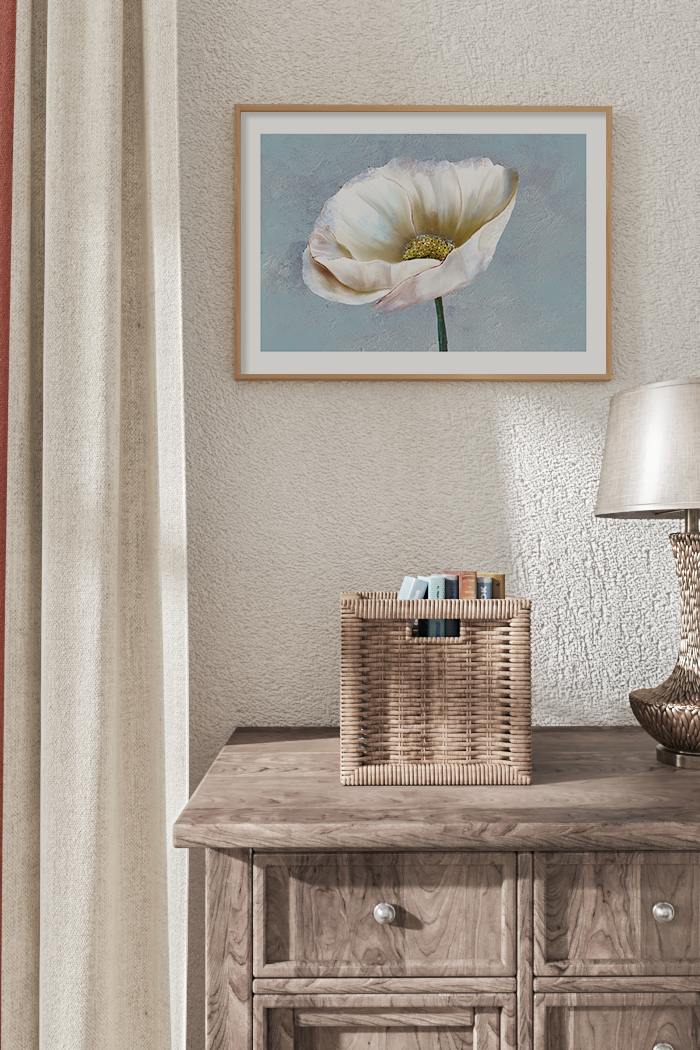 Flower Oil Art Print No.3