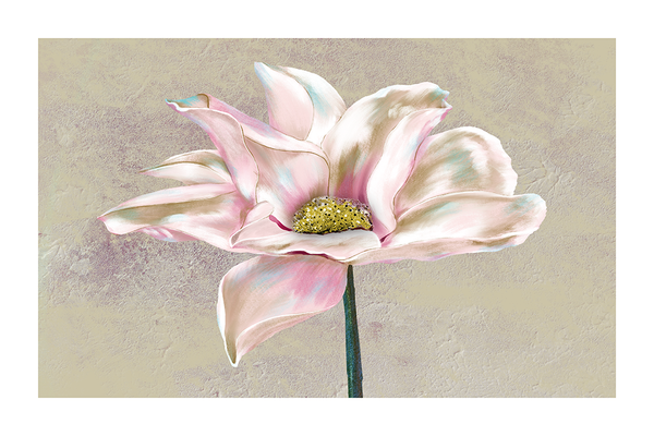 Flower Oil Art Print No.4