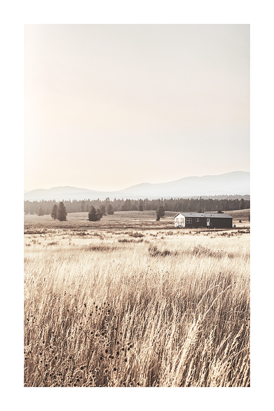 Wild Wooden House Poster No.2