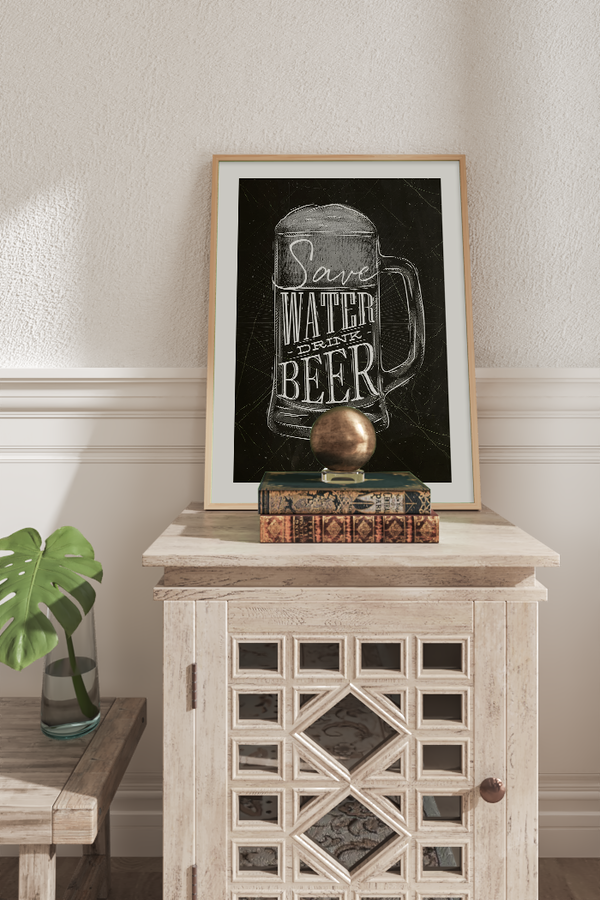 Vintage Beer Mug Poster