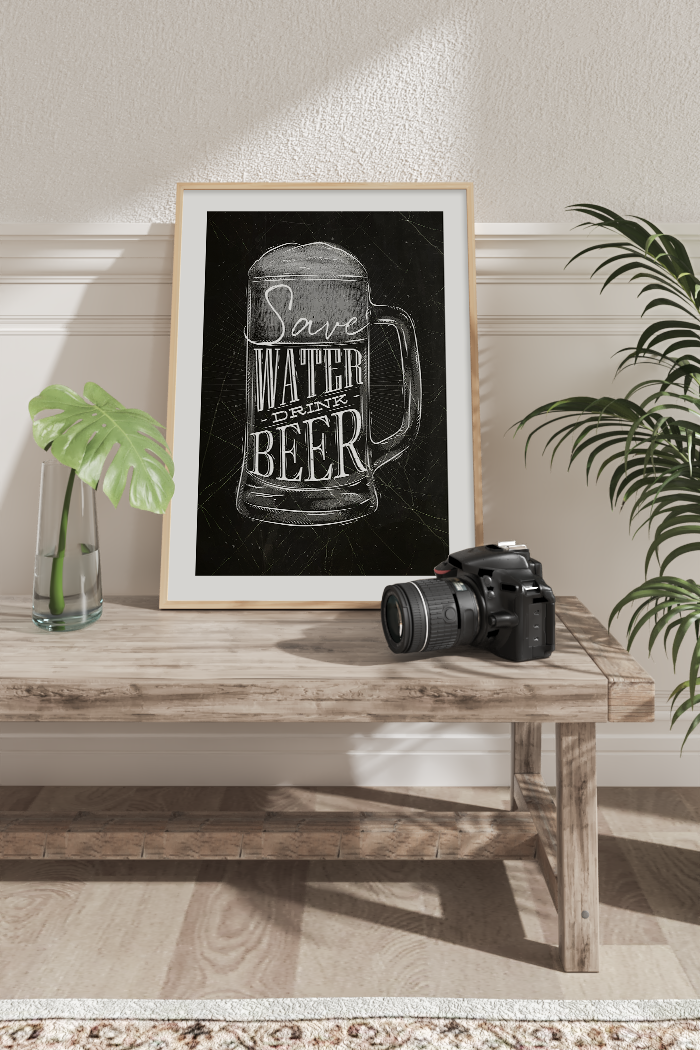 Vintage Beer Mug Poster