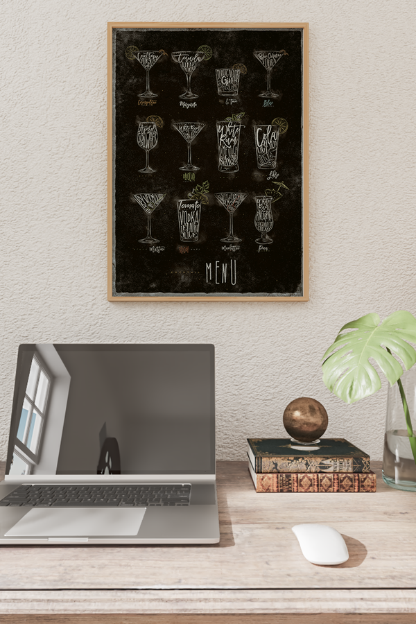 Vintage Coffee Menu Poster