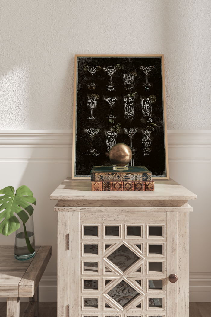 Vintage Coffee Menu Poster