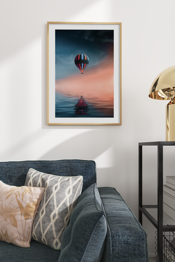 Hot Air Balloon Poster