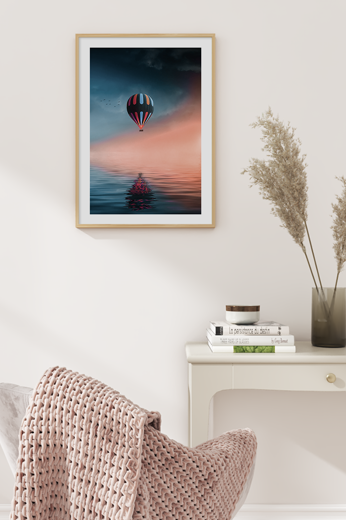 Hot Air Balloon Poster