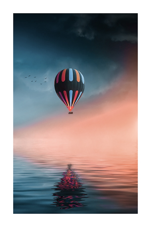Hot Air Balloon Poster