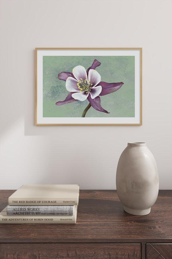 Lily Oil Painting Print