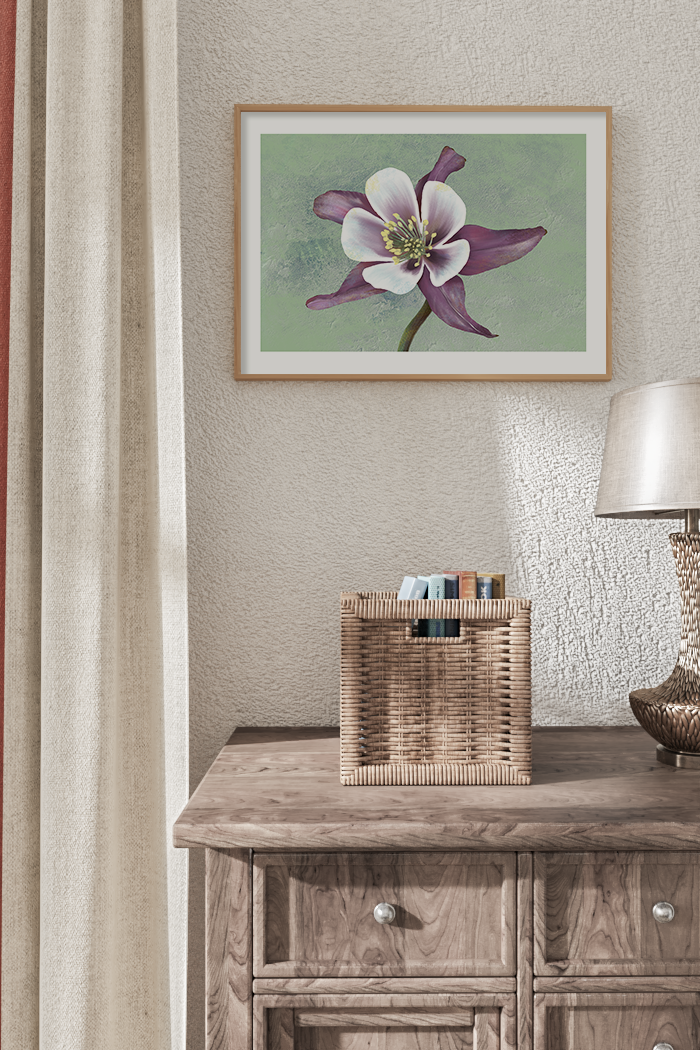 Lily Oil Painting Print
