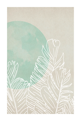 Abstract Line Leaf Art No.3