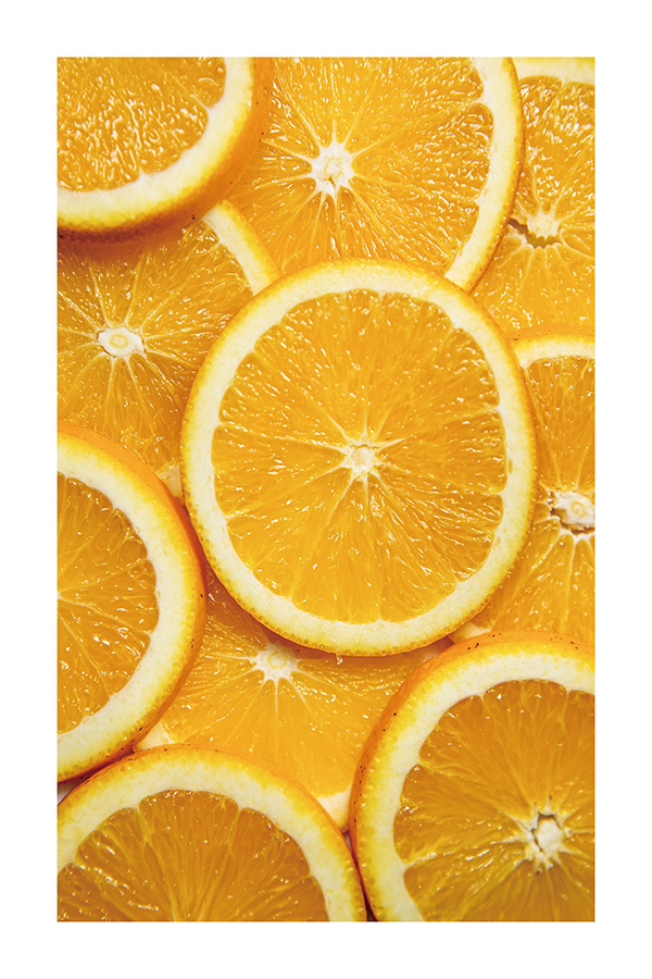 Orange Slices Poster