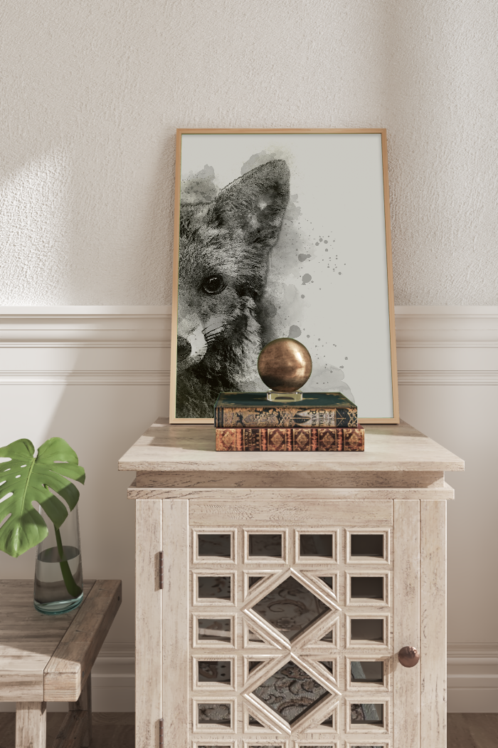 Civet Cat Ink Art Print