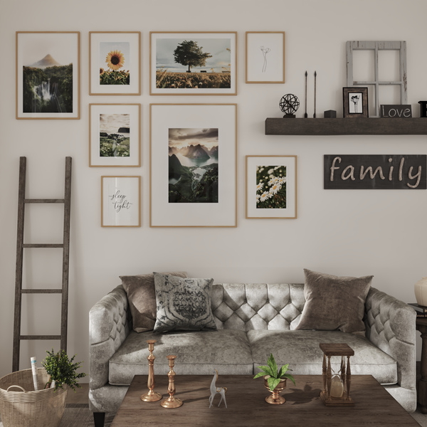Home Ideas Wall Print Modern Farmhouse Living Room Decor Sunflower Poster Botanical Line Art