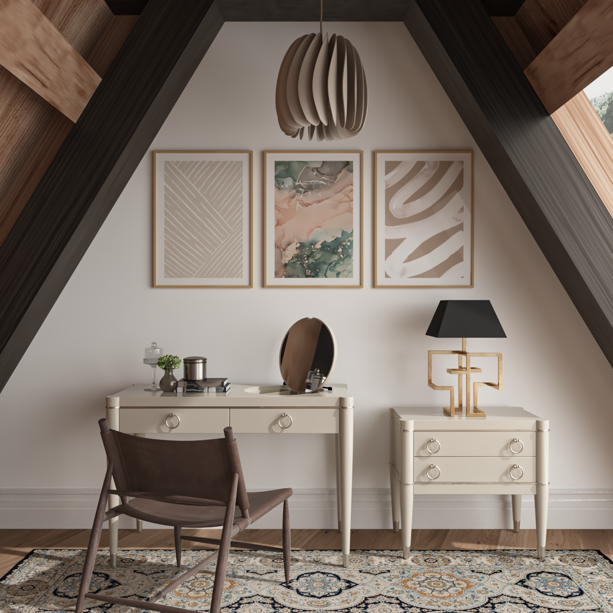 Farmhouse Loft Bedroom Decor Ideas Vanity Room Wall Inspiration Minimalist Poster Women