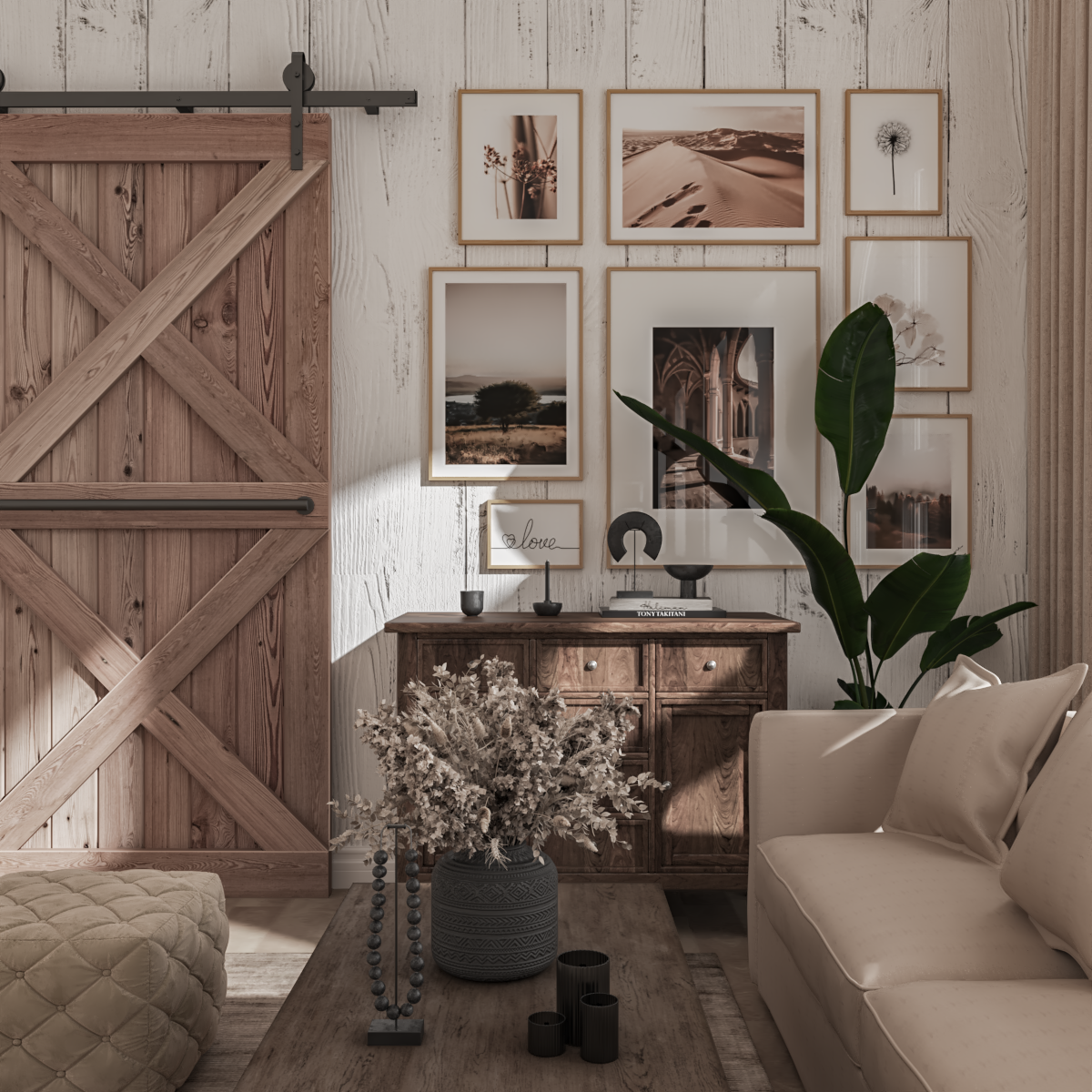 Picture Frame Art Farmhouse Entryway Decor Brown Living Room Ideas Wall Poster Nature Images