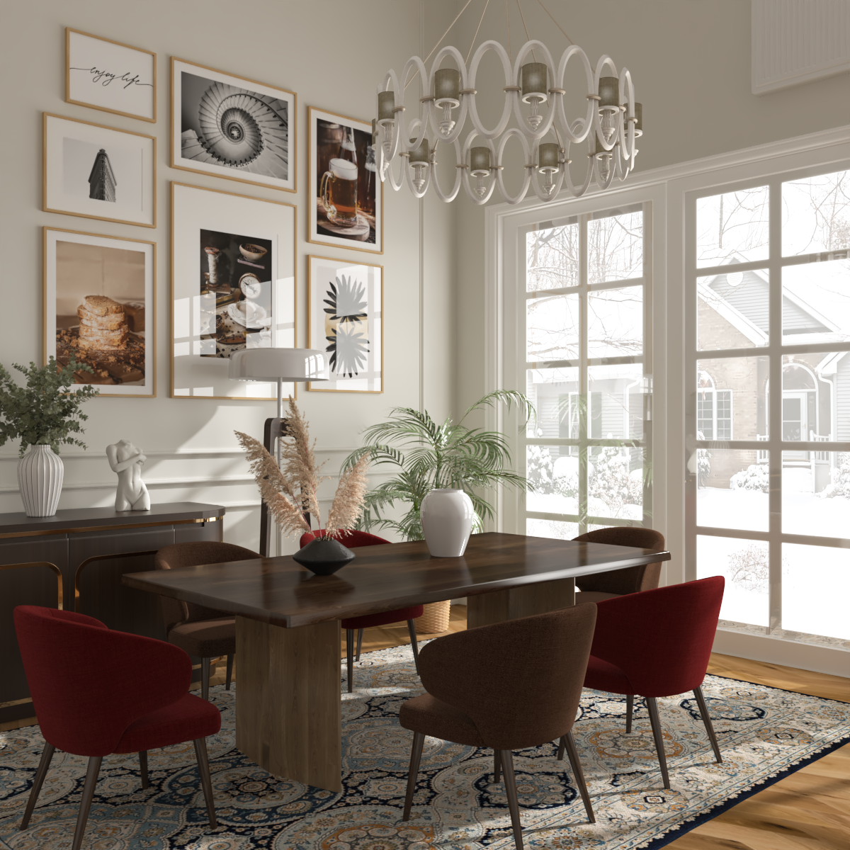 Home Wall Art Mid Century Modern Dining Room Kitchen Wall Decor Coffee Beer Poster Vintage Print